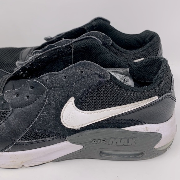 Nike Air Max Excee Low Youth Sz 5 Boys Black White Running Sneakers - Picture 6 of 12